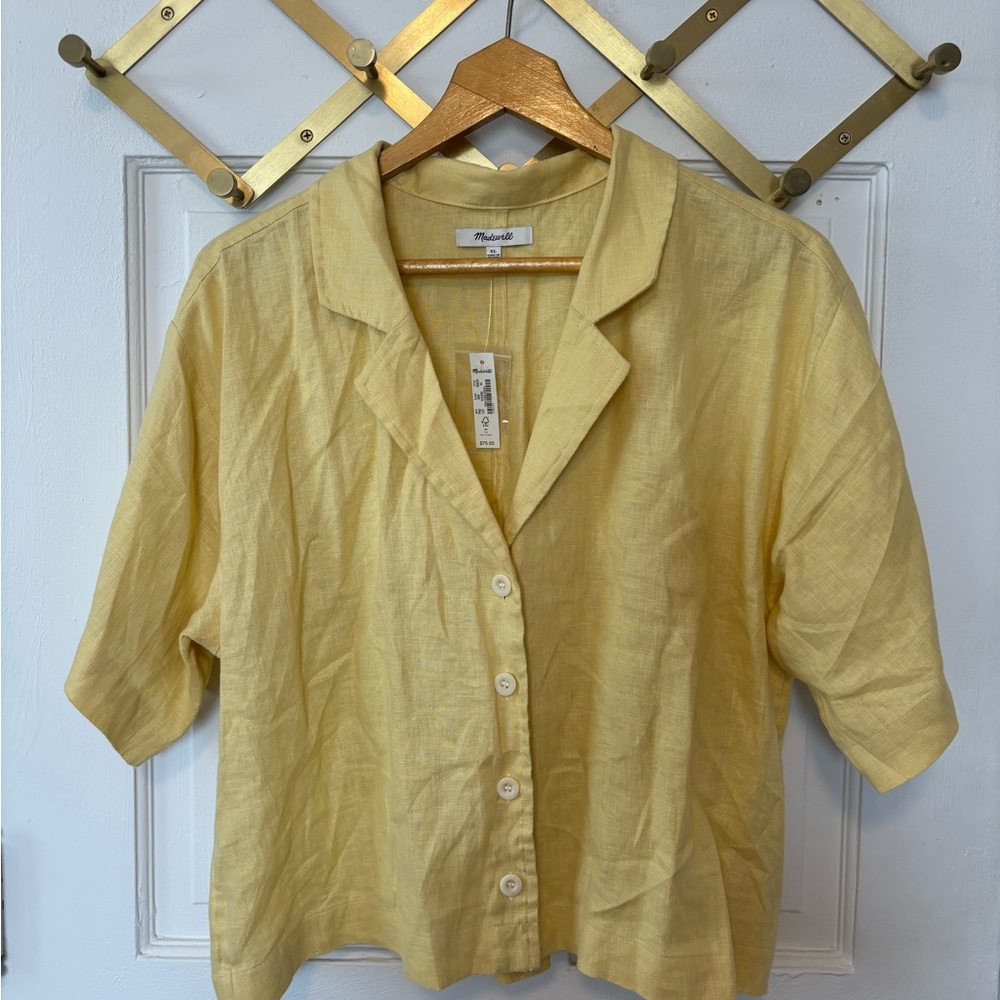 Madewell yellow top